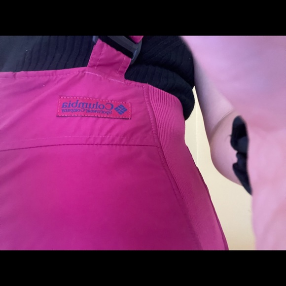 Gently used Columbia snow overalls. Super cute and warm. Size M - Picture 3 of 3